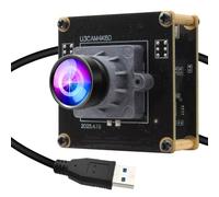 G ELP - Modulo fotocamera USB ad alta velocità 4K 60FPS per computer, mini UVC 2160P USB3.0/2.0 Lightburn fotocamera per Windows, Linux, Mac, Pi, grandangolo 100° (H) IMX678, scheda webcam per PC