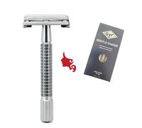 G&F BE GENTLE SHAVER Rasoio Barba Cromato Opaco