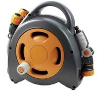 GF 80005608 - Carrello avvolgitubo aquabag Maxi con giunti e bocchetta d'acqua, 16,5 m, colore: Arancione