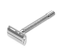 G&F - Gentle Shaver Rasoio di sicurezza, Butterfly, cromo lucidato, 10 cm