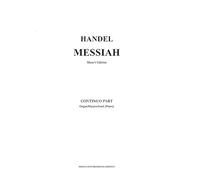 G.F. Handel: Messiah (Watkins Shaw) - Continuo/Organ. For Basso continuo