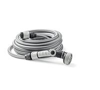 G.F. SRL AQUAGO EASY 30, kit per l'Irrigazione con Tubo Estensibile fino a 30 m, riparabile, con accessori, per Irrigare Orti, Fiori, Piante e Giardini.