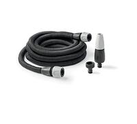 G.F. SRL, Aquapop Grey Easy 20, 20m di Tubo Auto-Estensibile in Tessuto, MADE IN ITALY, con Mini Lancia e Raccordi, per irrigare Giardini e Balconi, Grigio scuro