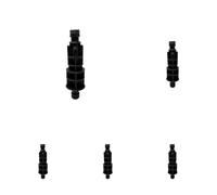 G.F. Srl, Mozzo in plastica per Carrello avvolgitubo per l'irrigazione, Ricambio per Carrelli Modello Idea, Reely, EuroTank, Multy, Scopic, Tank2, Metal Tank, Marchio G.F. (Confezione da 5)
