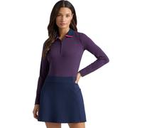 G/FORE Polo Geo 2 in nylon Silky Tech, a maniche lunghe, marina/rosa