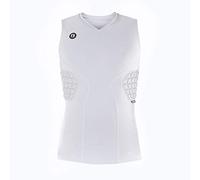 G-Form Canotta per Squadra da Uomo - Canottiere da Allenamento per Uomo negli Sport d'Impatto - Bianco, Adulto Piccolo