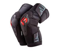 G-Form E-Line Protezioni per Ginocchio da Mountain Bike - Ginocchiere Tattiche per Uomo e Donna - Nero, Adulto Grande
