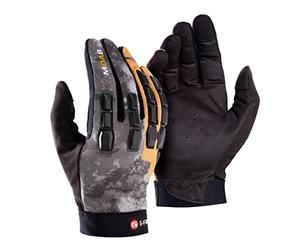 G-Form Guanti da Bicicletta da Montagna Moab - Guanti da Ciclismo per Bicicletta da Montagna e da Sterrato - Grigio/Sole, Adulto X-Piccolo