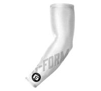 G-Form Manicotto a Compressione per Braccia - Manicotti per le Braccia per il Baseball, la Pallacanestro e Molto Altro - Gomitiera con Cuciture Piatte - Bianco, Adulto L/XL