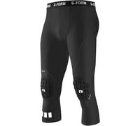 G-Form Pro 3/4 Pantaloni a Compressione Imbottiti, Nero, Adulto Grande