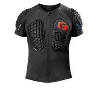 G-Form PRO-X3 Donna Maglia a Maniche Corte - Abbigliamento Protettivo per Motociclisti con Imbottitura - Camicia a Maniche Corte per Ciclismo, Pattinaggio e Sport sulla Neve, Nero, Adulto Medio