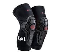 G-Form Pro-X3 Ginocchiere Mountain Bike, Nero/Bianco, Adulto XXL | con per Uomo e Donna