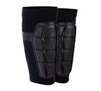 G-Form Pro-X3 MTB Parastinchi - Parastinchi Imbottiti Comodi e Traspiranti per Adulti - Parastinchi Sportivi Protettivi per il Ciclismo e Altro - Nero Opaco Triplo, Adulto Piccolo/Medio