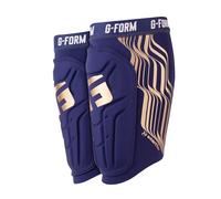 G-Form V2 - Parastinchi da calcio, blu navy/oro, taglia M
