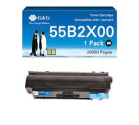 G&G 55B2X00 - Cartuccia toner compatibile con Lexmark 55B2X0E per MS431dn MS431dw MX431adn MX431adw, 20.000 pagine (55B2X00)