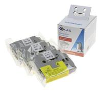 G&G BB-B-G-231-MP Cassetta nastro Colore Nastro: Bianco Colore carattere: Nero