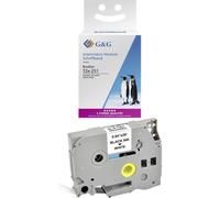 G&G BB-B-G-251 Cassetta nastro Plastica Colore Nastro: Bianco Colore carattere: