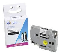 G&G BB-B-G-325 Cassetta nastro Colore Nastro: Nero Colore carattere: Bianco 9 m