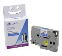 G&G BB-B-G-535 Cassetta nastro Colore Nastro: Blu Colore carattere: Bianco 12 m