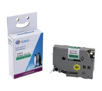 G&G BB-B-G-731 5T731-TD Cassetta nastro Colore Nastro: Verde Colore carattere: