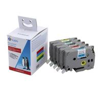 G&G BB-B-G-TZE-MP5 5T231M-5TD Cassetta nastro Kit da 5 Colore Nastro: Bianco, G