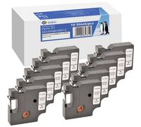 G&G BB-D-G-D1-40913-10 D1 Cassetta nastro Kit da 10 Plastica Colore Nastro: Bia