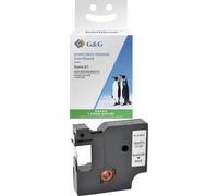 G&G BB-D-G-D1-45013 D1 Cassetta nastro Colore Nastro: Bianco Colore carattere: