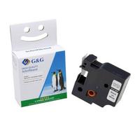G&G BB-D-G-D1-45803 D1 Cassetta nastro Plastica Colore Nastro: Bianco Colore ca