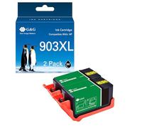 G&G Cartucce di ricambio per HP 903 XL 903XL per HP Officejet 6950 Pro 6970 6960 (2 nero)
