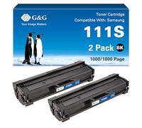 G&G Cartuccia toner compatibile con Samsung Xpress M2070W MLT-D111S per M2070 M2026W M2020 MLT-D111L (2 nero)