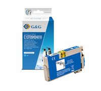 G&G - NP-R2-0405XLC - G&G - Cartuccia ink Compatibile per Epson WorkForce Pro WF-3820DWF-3825DWF-4820DWF - Ciano - GGNINKE405XLC - Conf. da 1 Pz. - NP-R2-0405XLC