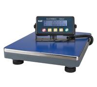 G&G PSE75kg/5g - Bilancia a pacchetti, robusta superficie di pesatura in alluminio pressofuso, piedini regolabili, bilancia digitale industriale/funzionamento a batteria