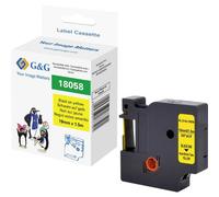 G&G RL-D-Hs-18058-BK/YE-19MM1.5M Cassetta nastro Poliolefina Colore Nastro: Gi