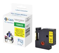 G&G RL-D-Vi-18433-BK/YE-19MM5.5M Cassetta nastro Vinile Colore Nastro: Giallo