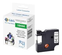 G&G RL-D-Vi-18444-BK/WT-12MM5.5M Cassetta nastro Vinile Colore Nastro: Bianco