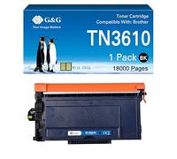 G&G TN-3610 Toner compatibile con Brother TN3610 TN3610XL per Brother HL-L6210DW HL-L6410DN HL-L6415DN MFC-L6710DW MFC-L6910DN con chip (TN3610)