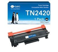 G&G TN2420 Toner compatibile con Brother MFC-L2710DW HL-L2350DW TN2420 MFC-L2750DW MFC-L2710DN HL-L2370DN DCP-L2530DW (1 nero)