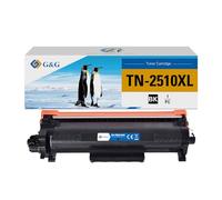 G&G TN2510 XL Toner compatibile con Brother TN2510XL TN2510 per Brother HL-L2400DWE MFC-L2860DWE DCP-L2620DW HL-L2400DW HL-L2445DW DCP-L2660DW con chip (1 nero)