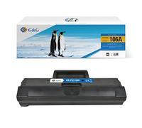 G&G Toner 106A compatibile con HP 106A W1106A per HP Laser MFP 137fwg Toner per Laser 107W MFP 137fwg 137fnw 135wg 135a 135ag (1 nero)..
