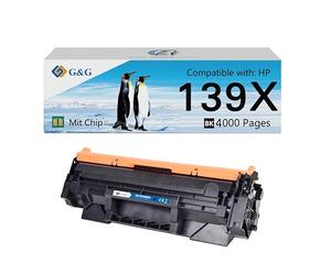 G&G Toner compatibile con HP 139X 139A per HP Laserjet Pro 3002dn 3002dw MFP3102fdw MFP3102fdn Toner W1390X con chip (1)