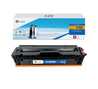 G&G Toner compatibile con HP 219X 219A per HP Color Laserjet Pro MFP 3302FDWG 3302SDWG 3302FDNG 3202DW senza chip (219X Magenta)