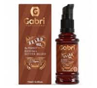 G Gabri ARGAN Beard Oil 75 ml - Olio per barba - Arricchito con olio di collagene nutriente - Utilizza il potere della cura con questo olio premium per la cura della barba