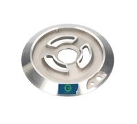 G GRIMALDI Bruciatore Tripla Corona Gigante per Piano Cottura Cucina Compatibile SMEG 870650452 | Bruciatore Gas + Spartifiamma | Ricambio Wok/Alta Potenza