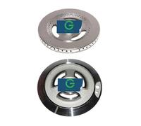 G GRIMALDI Bruciatore Tripla Corona Per Piano Cottura Compatibile Con Smeg S5344_C+B38 | Con Spartifiamma Cromato | Ultrarapido | Made In Italy codici B5338 + S5344