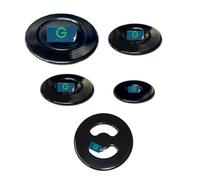 G GRIMALDI C00289846 C00289847 Set 4 Piattelli + 1 Tripla Corona Ø130 mm Compatibile con Ariston Indesit Hotpoint (5 PIATTELLI)