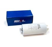 G GRIMALDI CONDENSATORE ICAR 40µF MOD WB40400 40µF, AC 400V B, AC 450V C, 50/60Hz. Ø45x91mm.