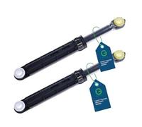 G GRIMALDI Coppia Ammortizzatori 100N Compatibili con Lavatrice Candy Hoover Zerowatt Iberna 70010338 43006075 - Lunghezza 215-262 mm Foro 10 mm - Ricambio Alternativo Antivibrazione