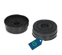 G GRIMALDI Filtro Carbone per Cappa Aspirante, Kit 2 Pezzi FC62 Type 58, Compatibile con Elica CFC0038000, Indesit, Smeg, Samsung, Whirlpool