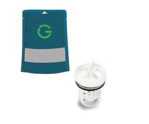 G GRIMALDI Filtro Tappo Pompa Lavatrice compatibile con Itwash Sangiorgio E3T10D - E3T12D - ITW4208I - ricambio codice 39901022700 4055240685