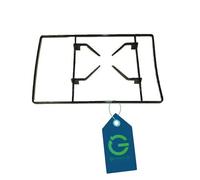 G GRIMALDI Griglia Piattina 1 Fuoco Centrale Compatibile con Cucine Nardi P3662 - 375x240 mm - Griglia Stabile per Appoggio Pentole - Ricambio Alternativo Resistente